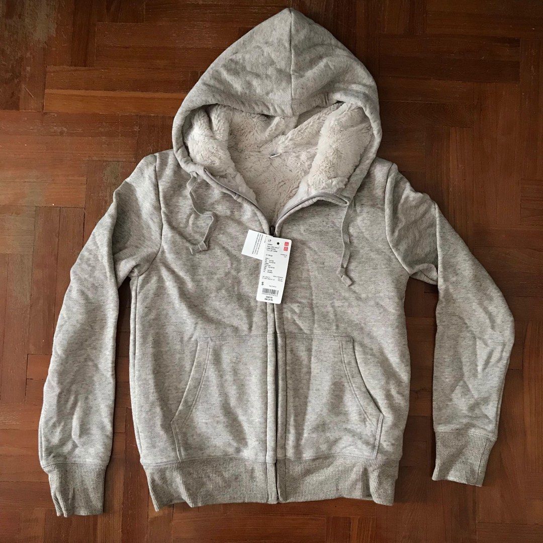 Fur lined hoodie new arrivals