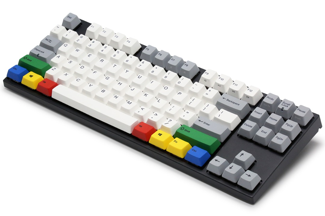 Varmilo VA87M RGBY White LED TKL Dye Sub PBT Mechanical Keyboard ...