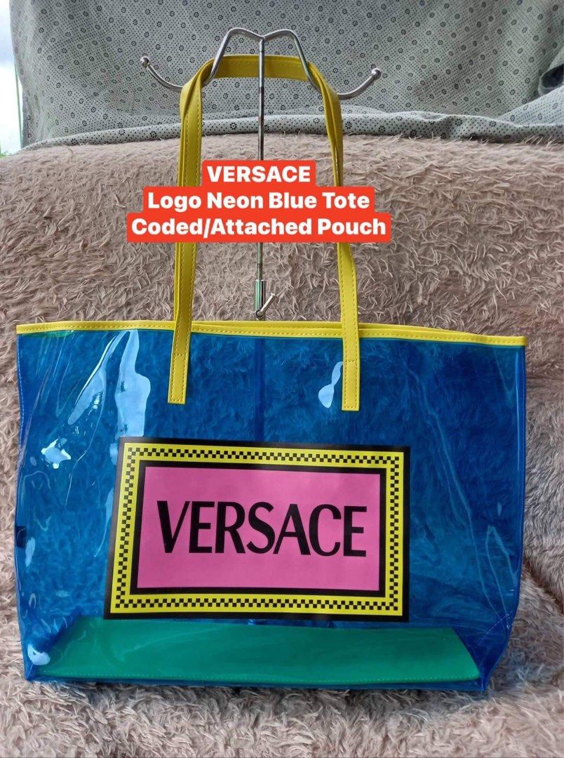 Versace clear 2025 tote bag