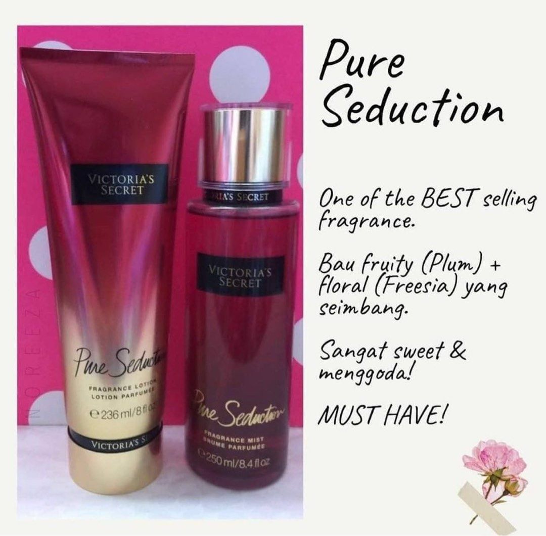  Victoria's Secret New Pure Seduction Fragrance Lotion : Beauty  & Personal Care