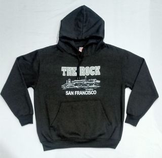 Vintage 50/50 Hoodie THE ROCK ALCATRAZ Prison Made in USA