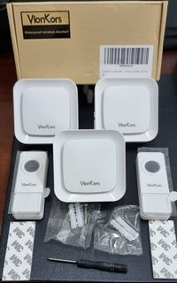 Vionkors wireless doorbell (3 Chime + 2 press bell)  (#027)