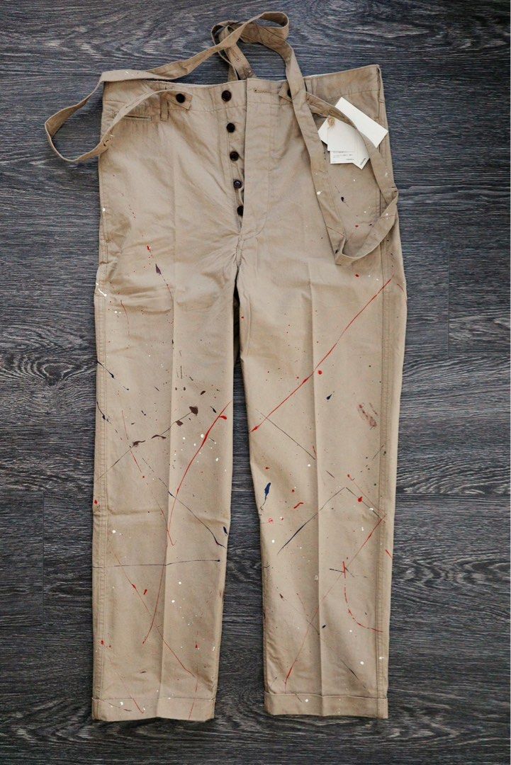 visvim ICT CAMUS BRACES PANTS WD, 男裝, 褲＆半截裙, 長褲- Carousell