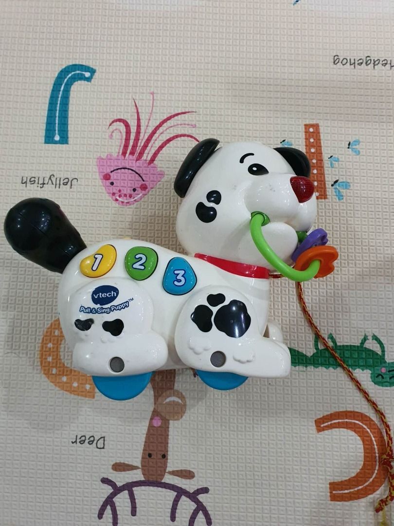Vtech Pull and Sing Puppy, Babies & Kids, Infant Playtime on Carousell