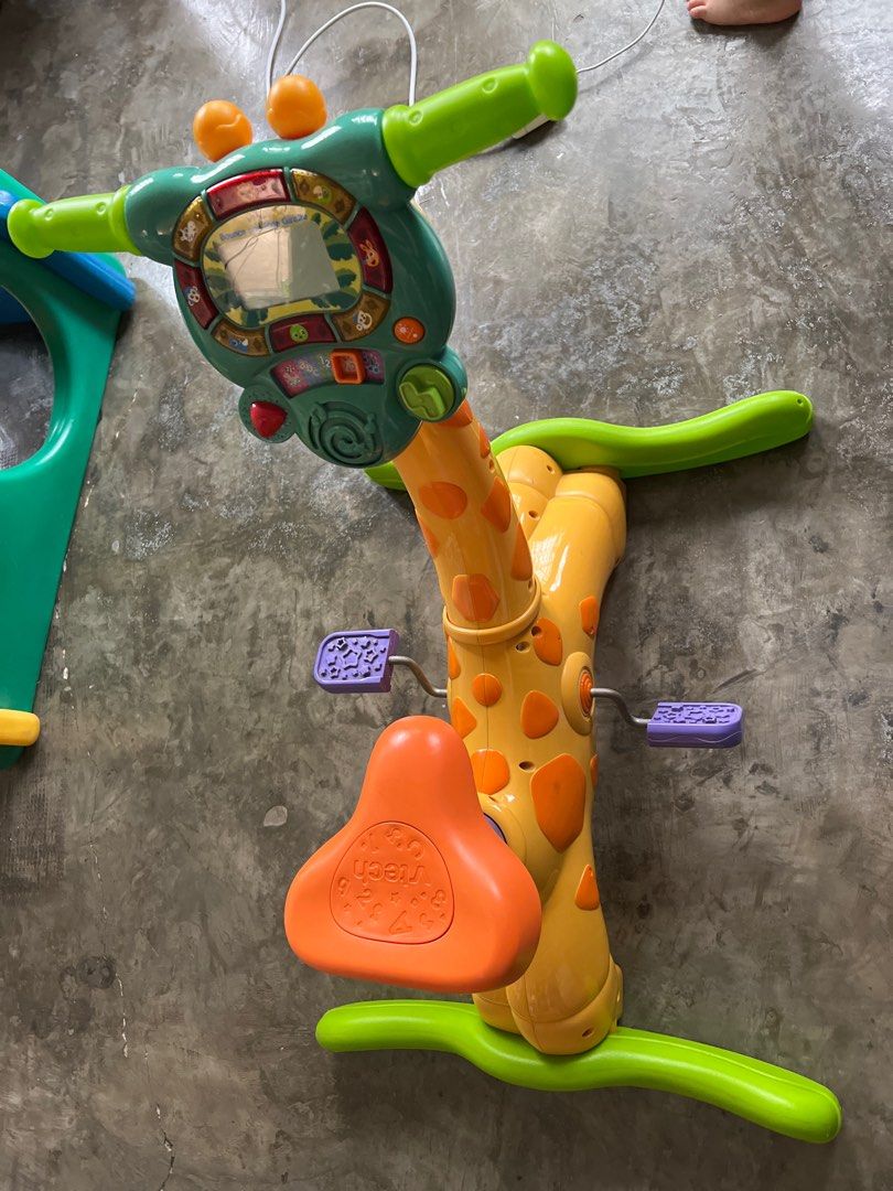 Vtech ride and learn giraffe outlet bike ebay