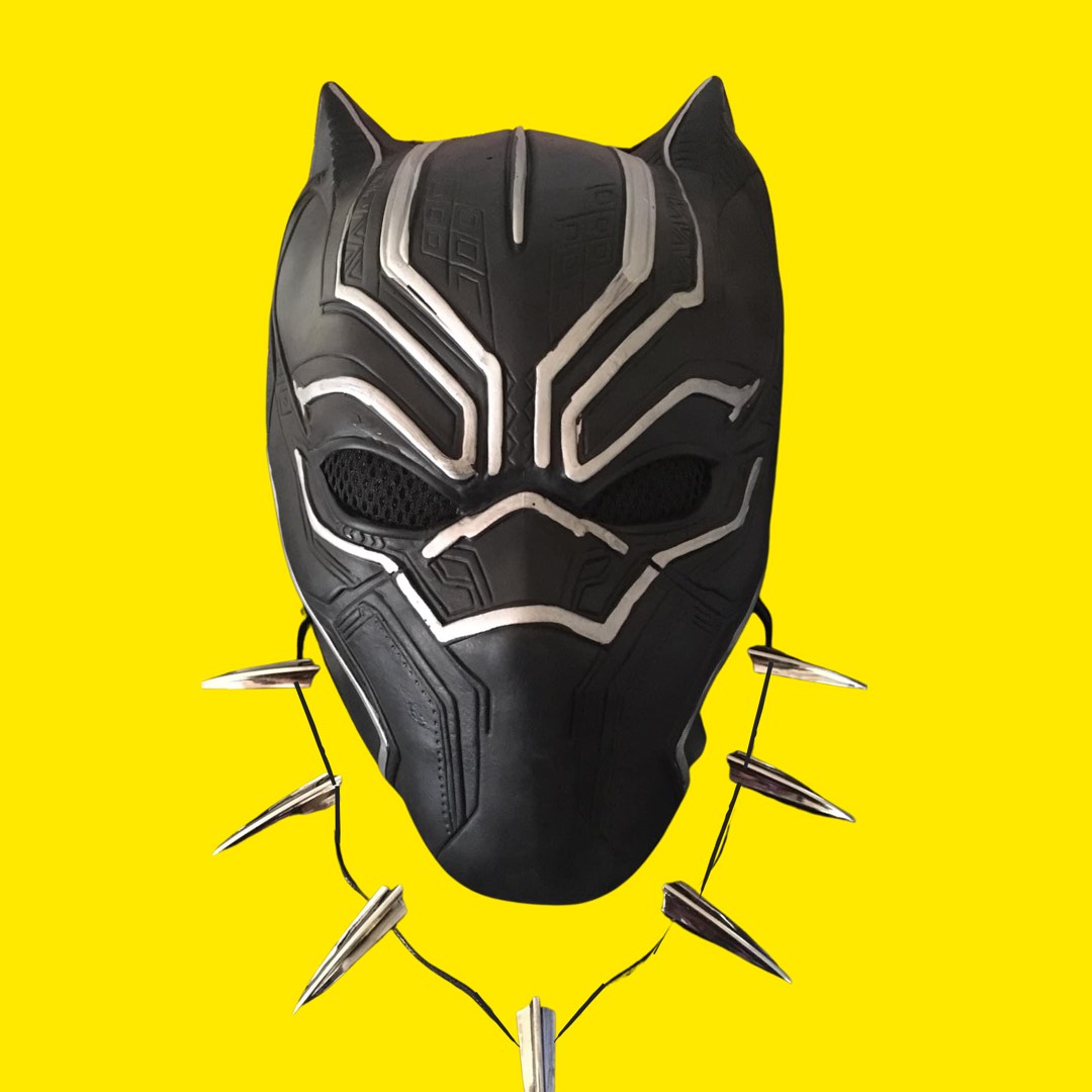 Wakanda Black Panther Mask & Necklace, Hobbies & Toys, Toys & Games on