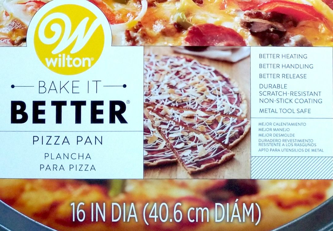 Wilton Bake it Better Steel Non-Stick Pizza Pan, 16-inch 