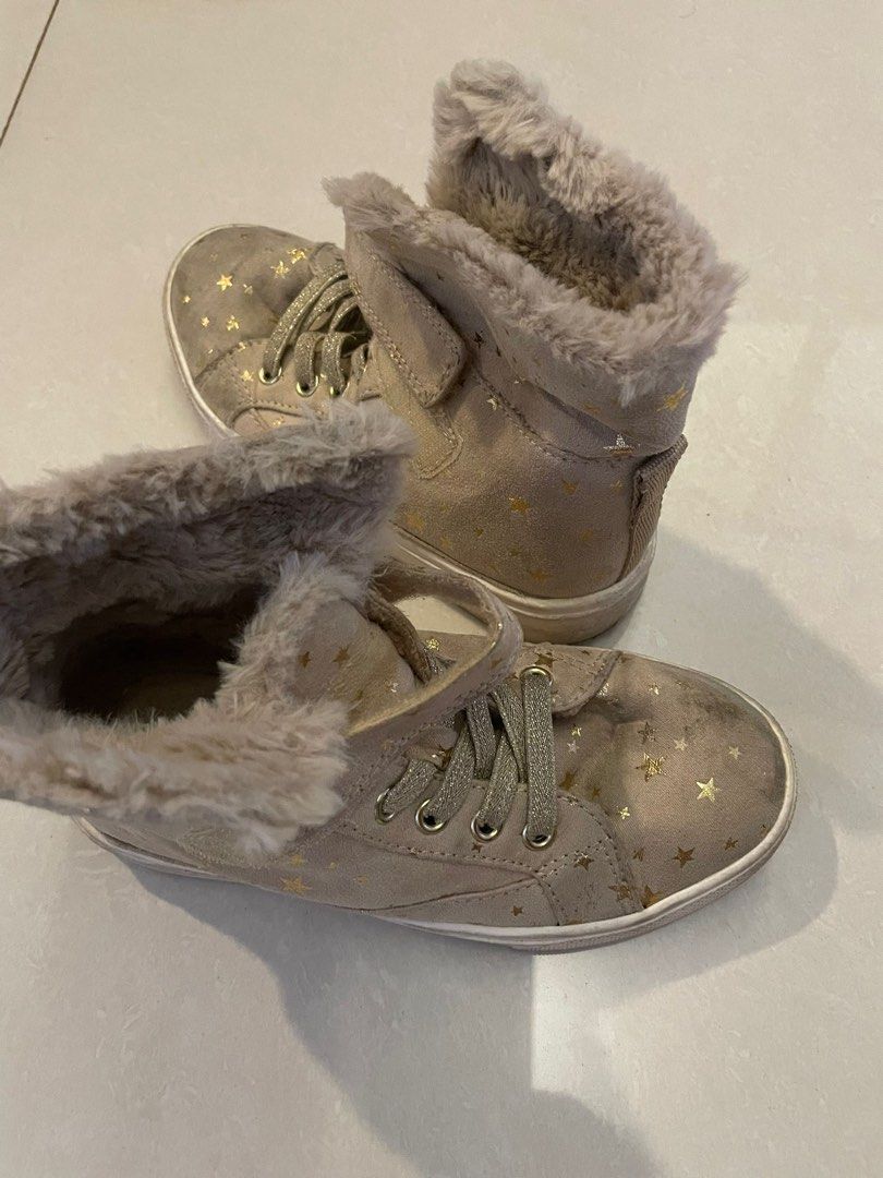Girls winter top sneakers