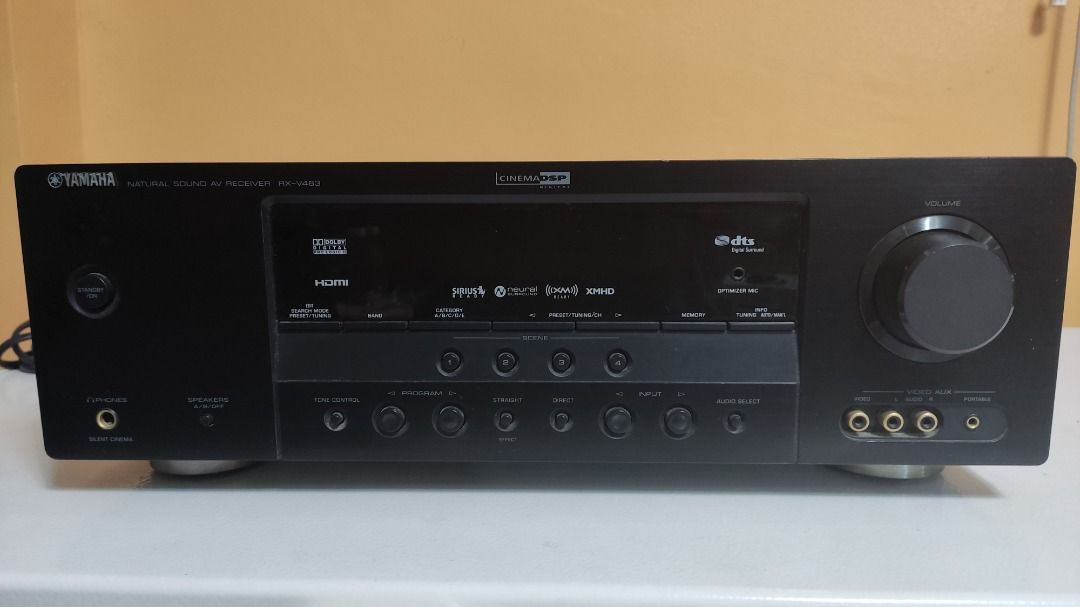 YAMAHA RXV463 5.1 CHANNEL HOME THEATER RECEIVER AMPLIFIER, Audio