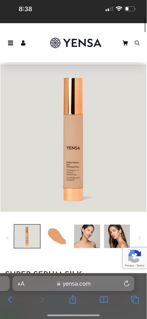 super serum silk foundation in medium warm