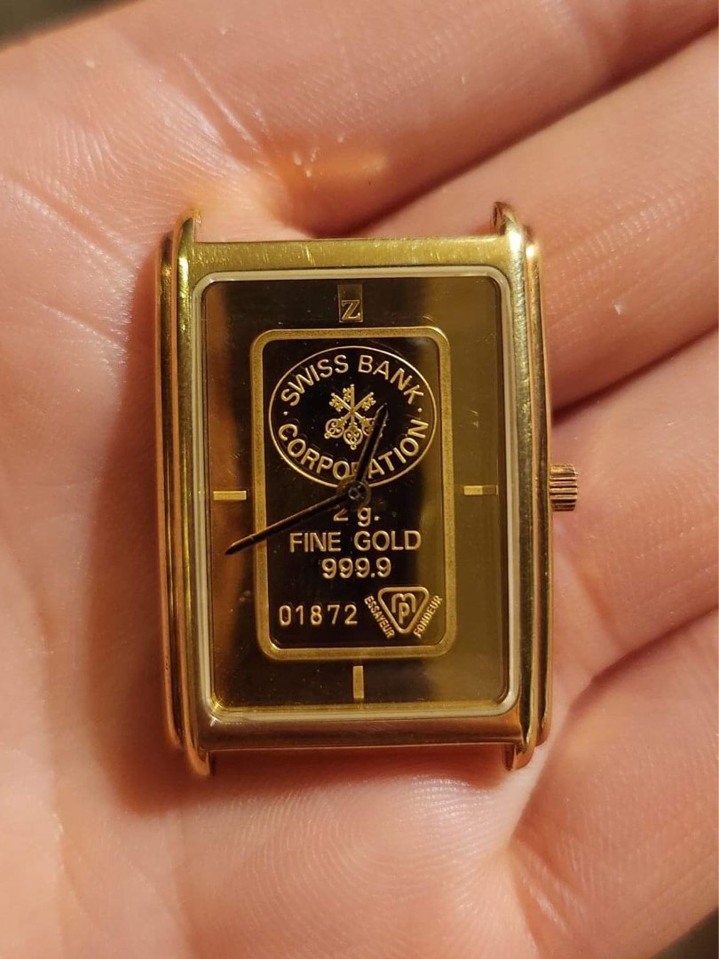 Zitura Zitura Swiss Bank Corporation 2g Fine Gold 999.9 Gold 24mm