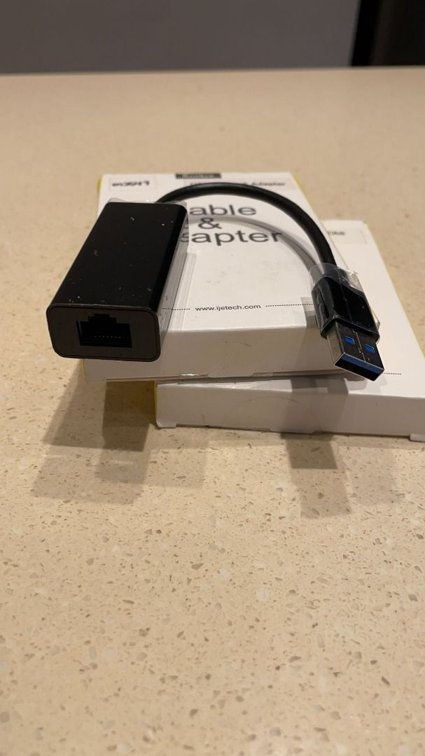 029) Rankie USB Network Adapter, USB 3.0 to RJ45 Gigabit, Black