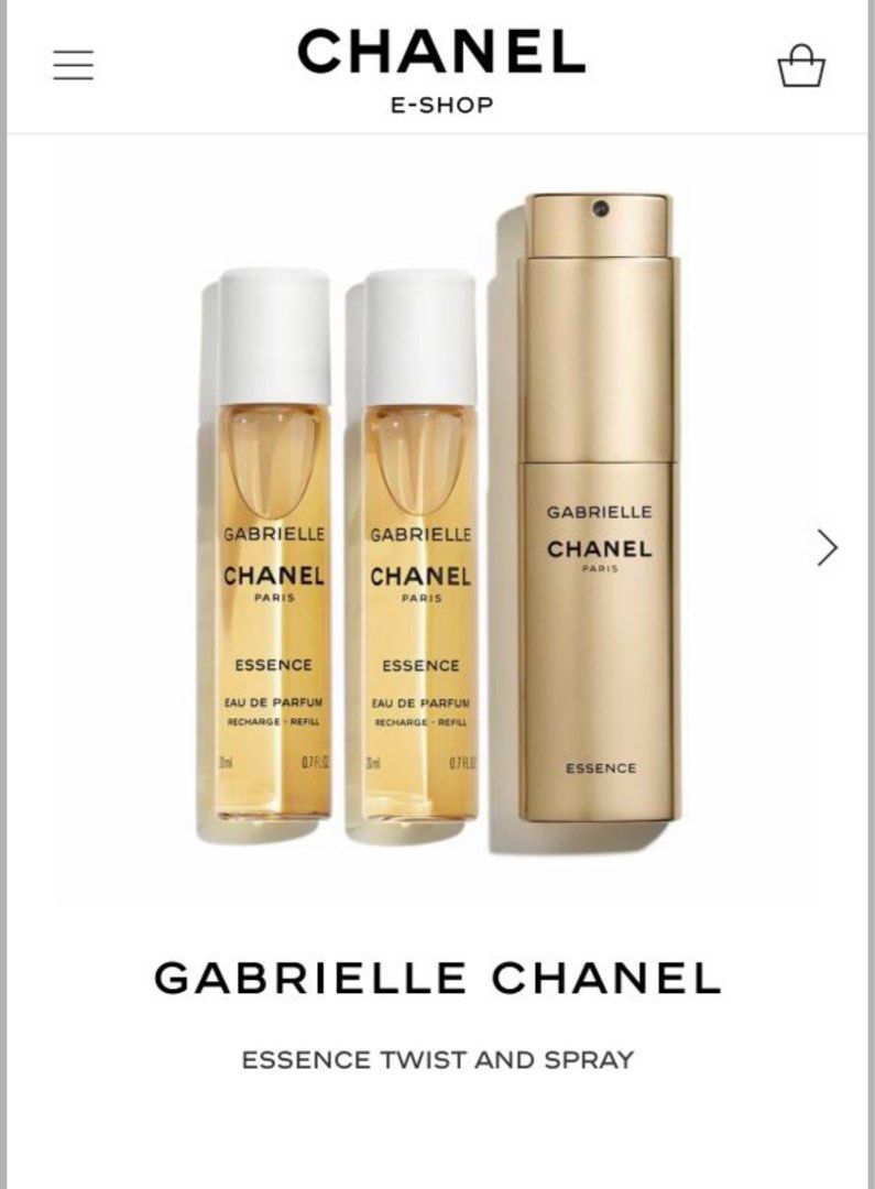 100% Authentic Chanel Gabrielle EDP Twist and Spray Perfume , Beauty &  Personal Care, Fragrance & Deodorants on Carousell