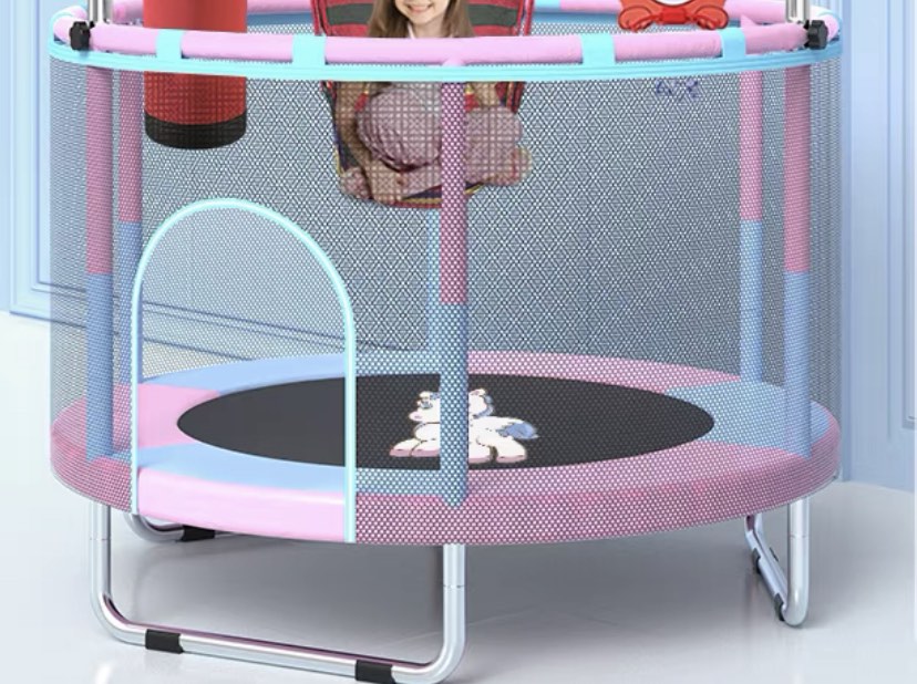 Toddler Trampoline Set Giraffe Toddler Trampoline Spring-Free