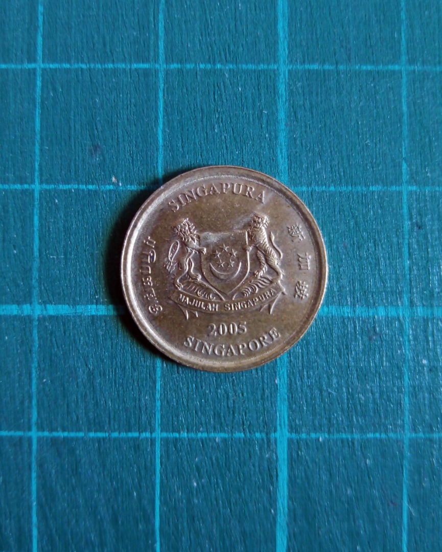 5 Cents Singapore Coin