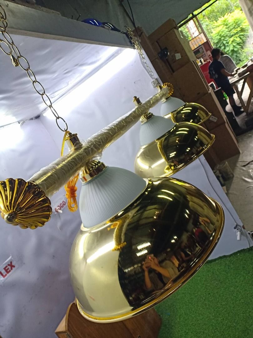 3 SHADES CONICAL BILLIARDS LAMP, Sports Equipment, Sports & Games