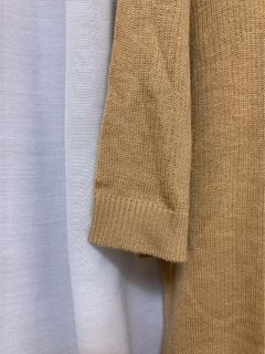 薑黃色短袖針織