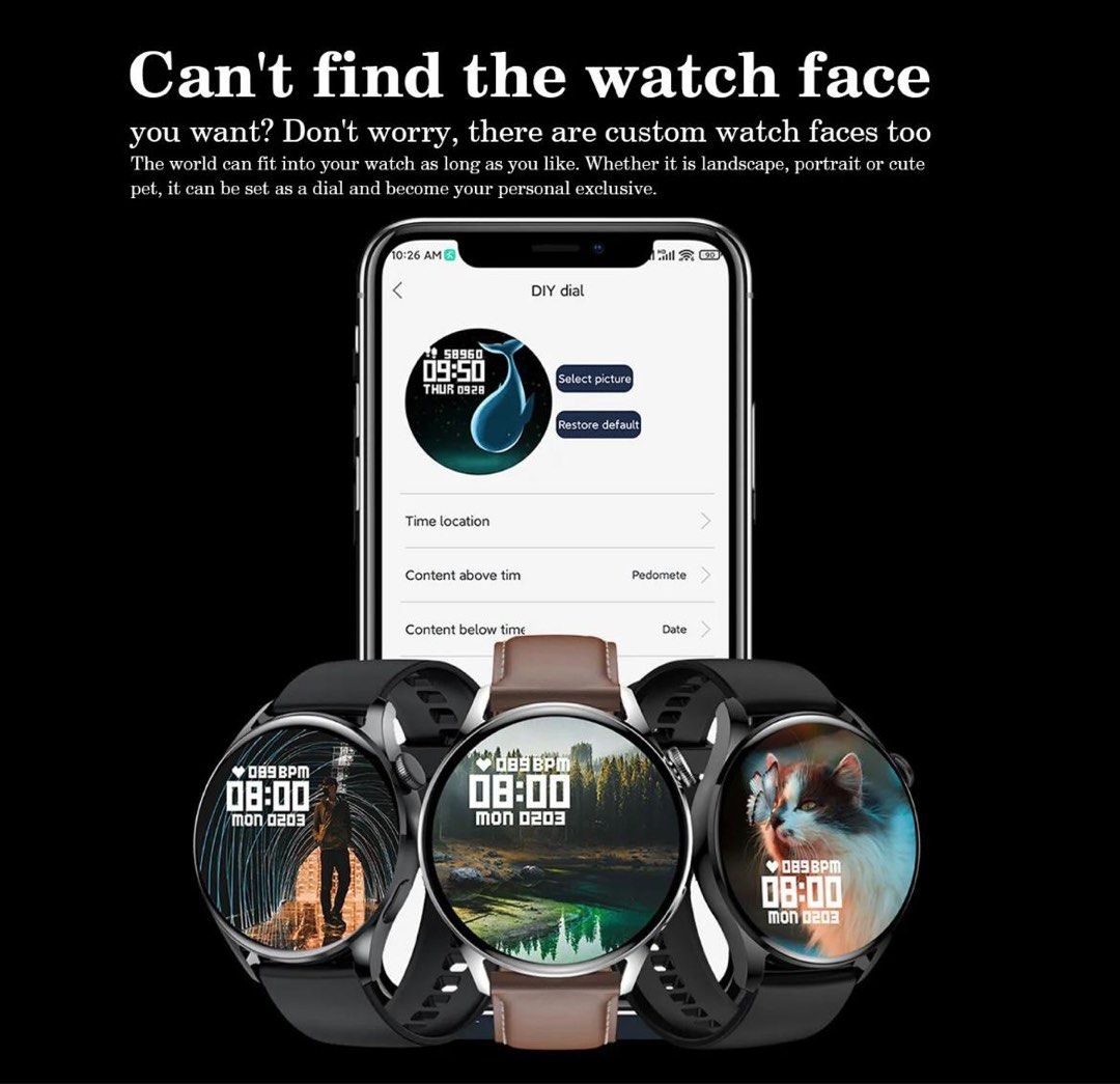 Smart watch t8m deals