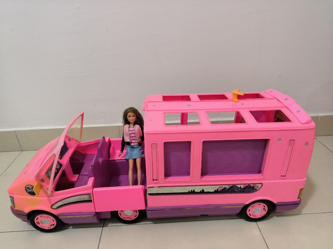 💥 FREE POST ‼️Vintage 1988 Mattel Barbie Detach Starlight Motorhome RV  Camper with furnitures, Hobbies & Toys, Toys & Games on Carousell