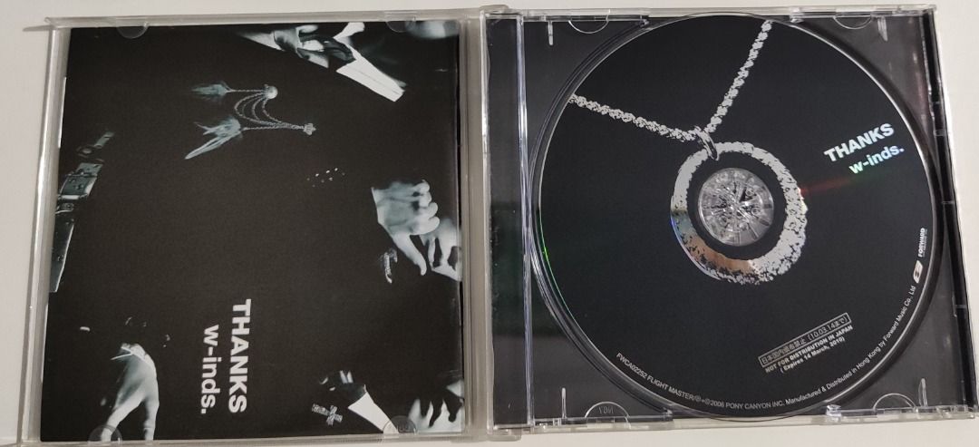 兩碟共$50 w-inds THANKS & ageha，只限上水站交收, 興趣及遊戲, 音樂