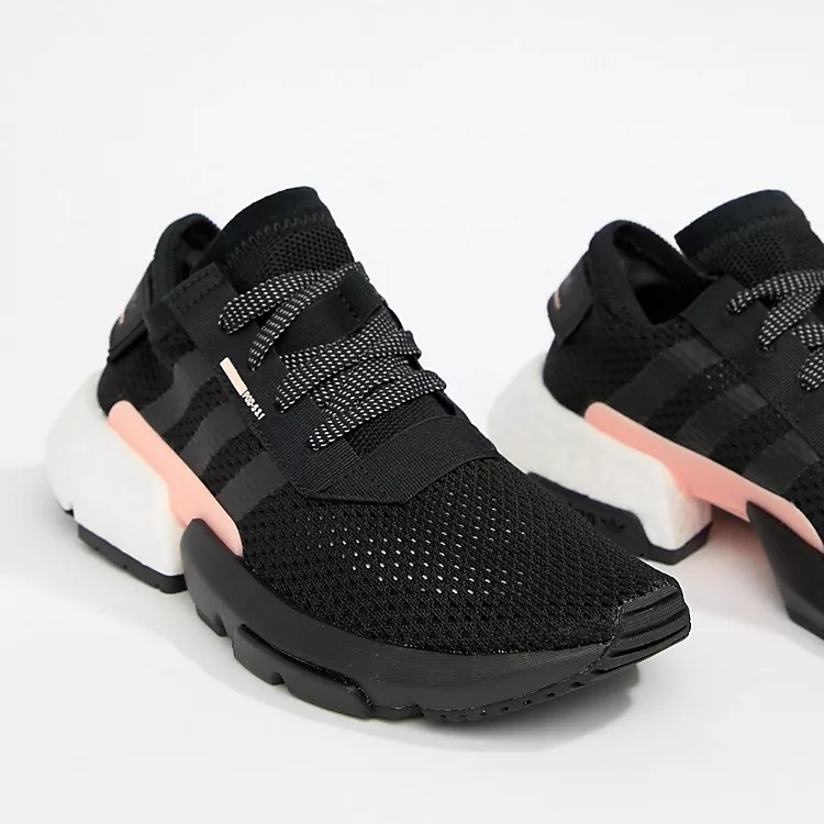 adidas Originals Pod S3.1 Trainers In Black And Pink Men s