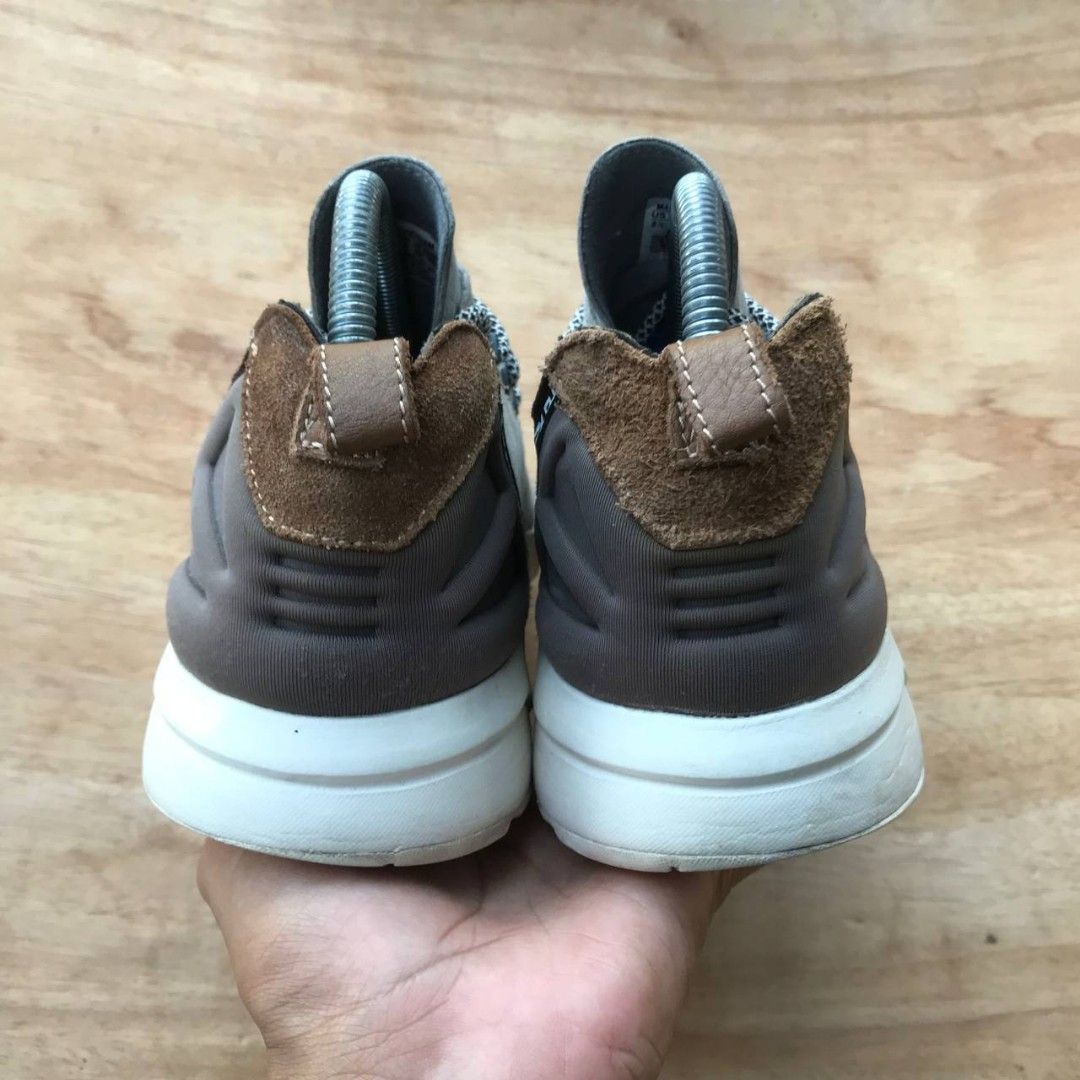 Adidas ZX FLUX ADV Suede Leather Gray Brown 8UK Men s Fashion