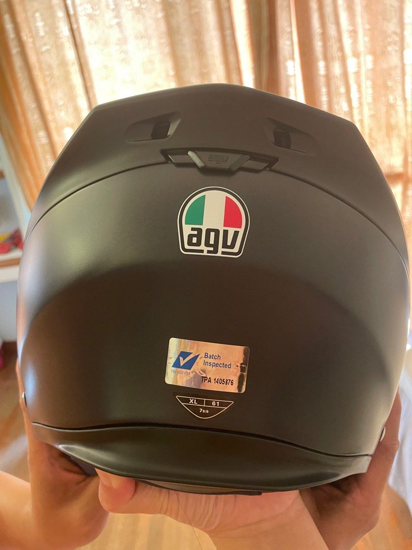 AGV K5 JET SOLID HELMET (ASIAN FIT) , Motorcycles, Motorcycle