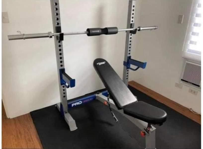 All in Bench press pro Plates 20lbs 15 10 5 2.5 Olympic bar