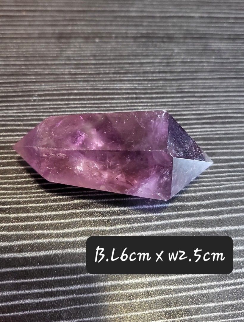 Amethyst double pointer (Category: Precious Stones) located in Singapore. Submitted by rose368 (Listing ID 1196904405, Image 2). Description: Used during meditation or other spiritual practices, the double terminated Amethysts can help to awake higher states of consciousness. Energy healers use them to balance the third eye and the crown chakra. When used during relaxation, these powerful crystals can help to recover from a hard day and regenerat