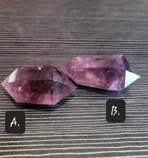 Amethyst double pointer