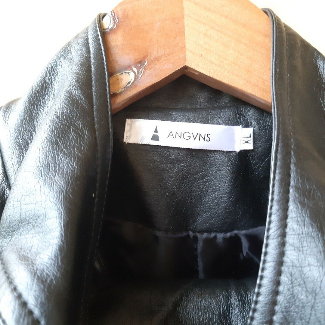 Angvns leather new arrivals jacket