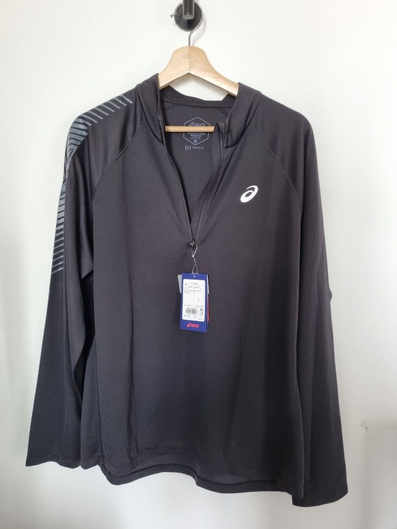 Asics Long sleeve shirt, Men's Fashion, Activewear on Carousell