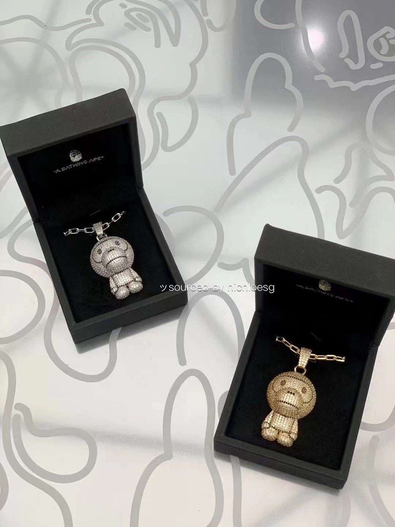 BAPE MILO CRYSTAL STONE NECKLACE, Men's Fashion, Watches BAPE MILO CRYSTAL STONE NECKLACE, Men's Fashion, Watches