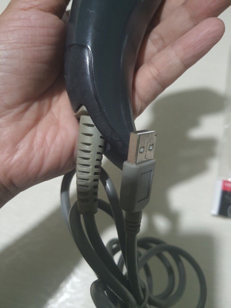 Barcode Scanner Handheld Wired Barcode Reader, Computers & Tech, Office