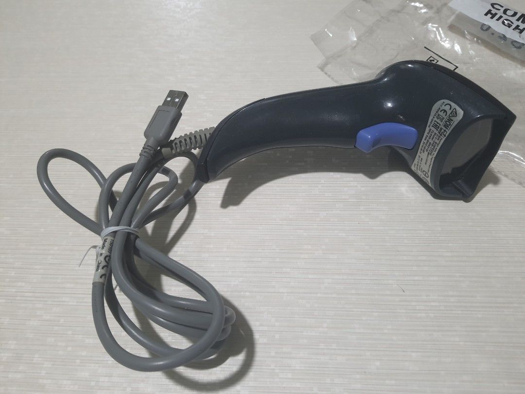 Barcode Scanner Handheld Wired Barcode Reader, Computers & Tech, Office
