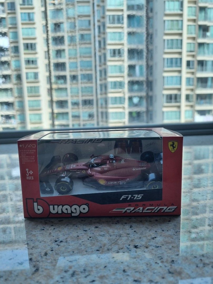 Scuderia Ferrari F1-75 Monza Charles Leclec 75th Anniversary 1:24 Model