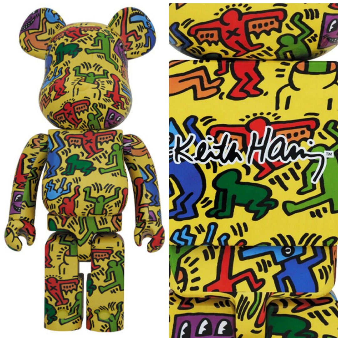 Bearbrick Keith haring #5 1000%, Hobbies  Toys, Toys  Games on Carousell