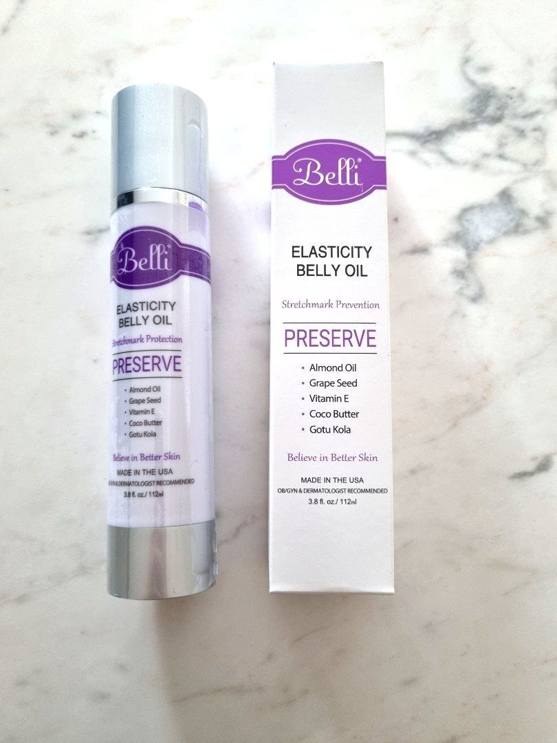 Belli Elasticity Belly Oil for pregnancy stretch mark prevention
