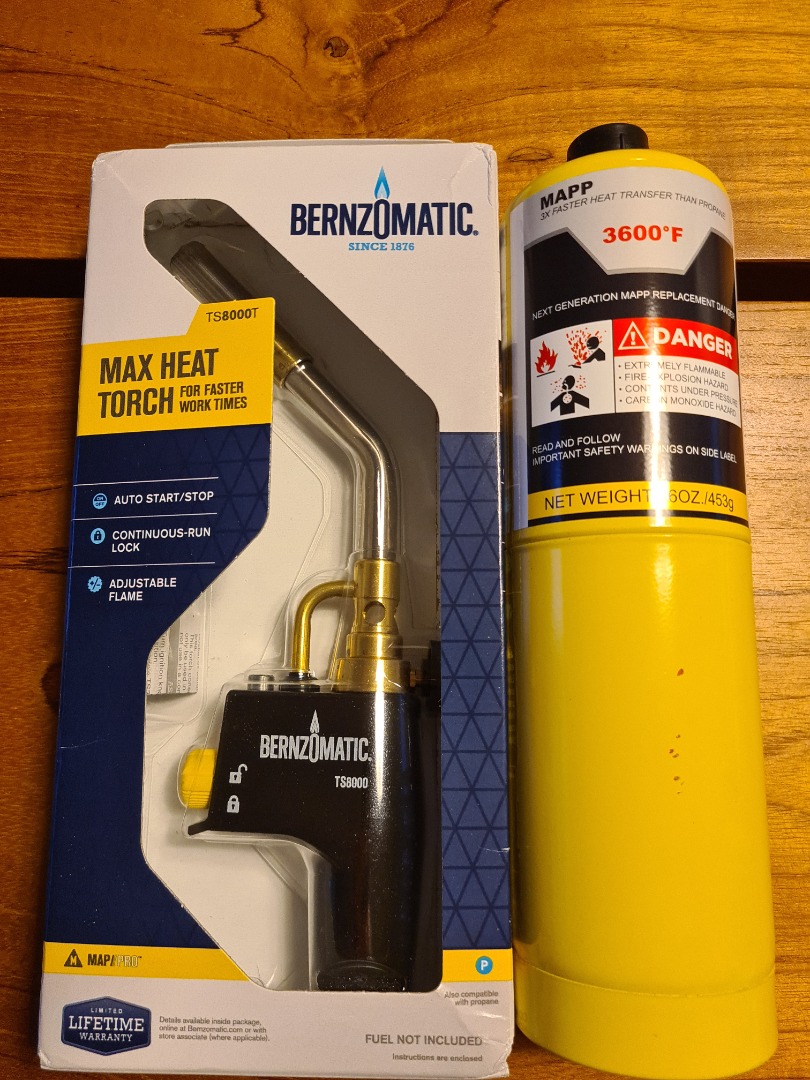 Bernzomatic TS8000 High Intensity Trigger Start Gas Torch, TV & Home