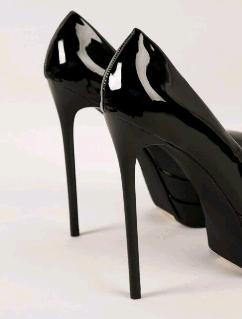 Platform black high heels Clearance