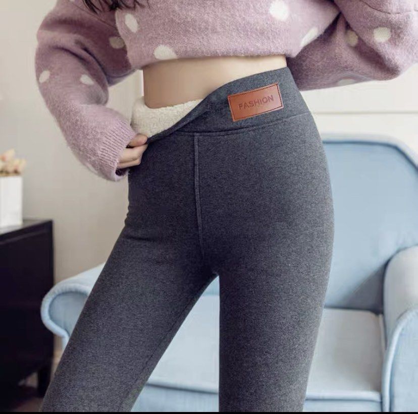 Winter Workout Clothes for Women Women Printing Warm Tight Thick Plush Wool  Waist Full Length Pants Trousers Leggings Slim Winter Warm Legging Winter