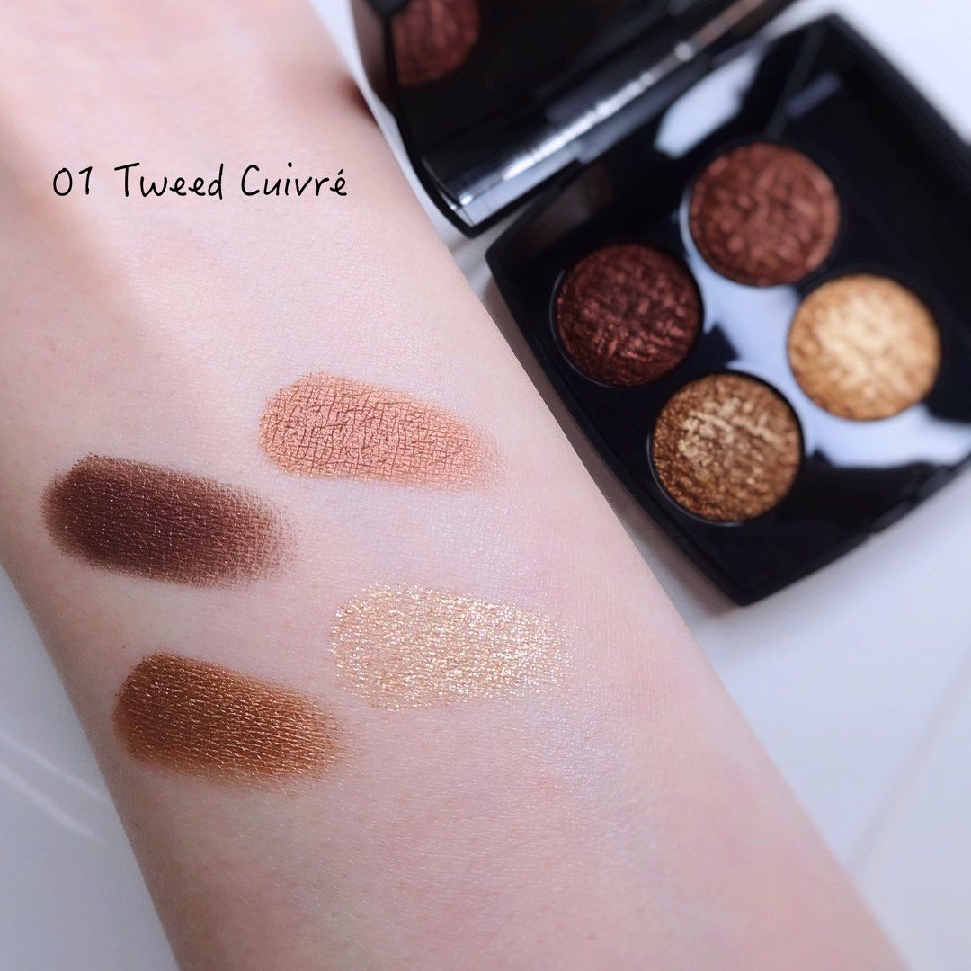 NEW! Chanel Les 4 Ombres Cuivre Tweed 