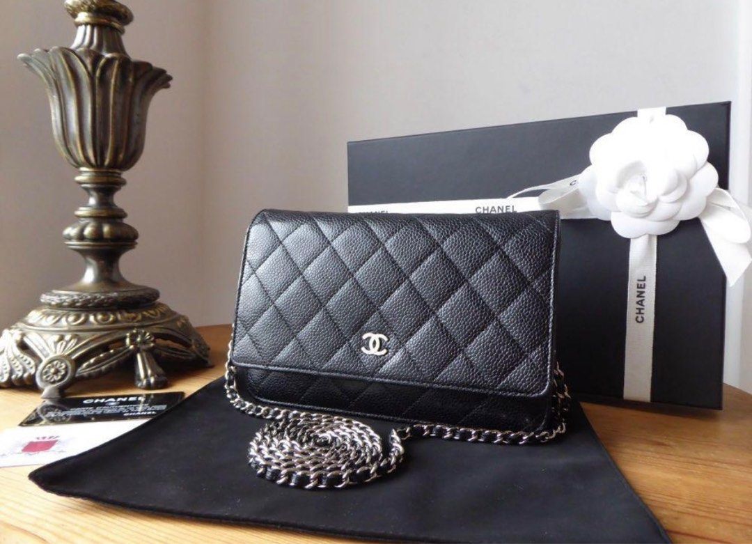 Chanel woc sales caviar silver