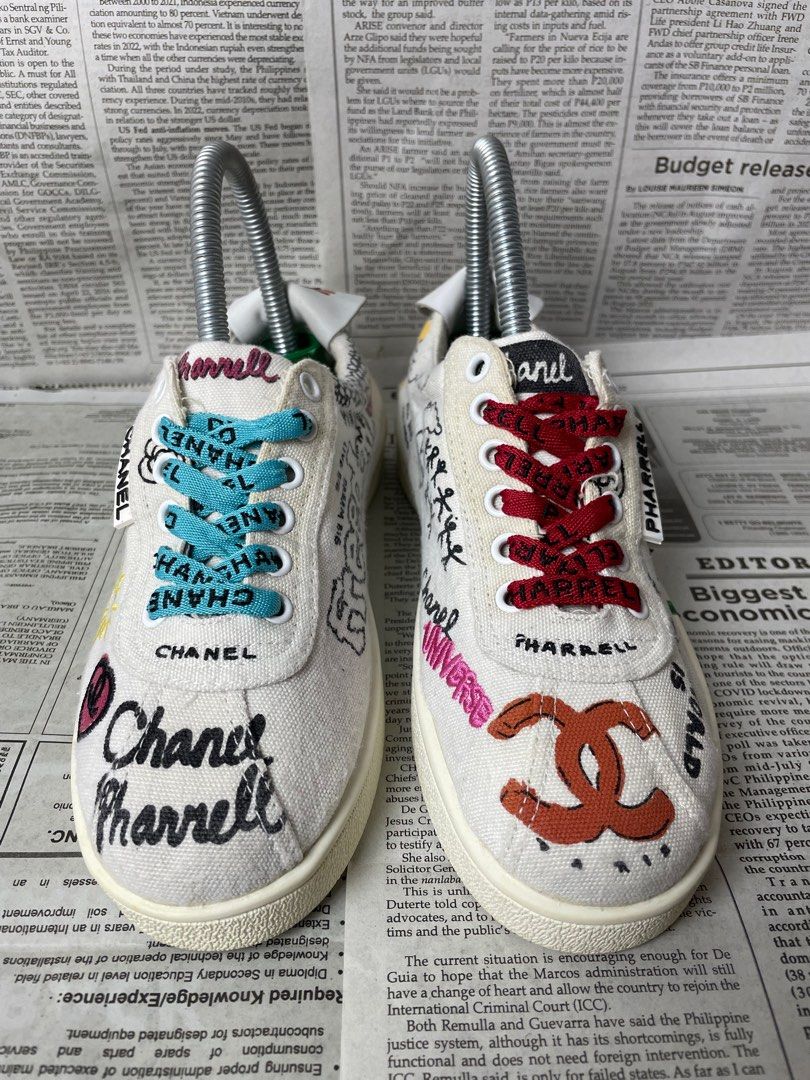 Chanel x pharrell cheap sneakers price