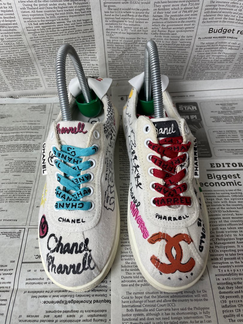 Chanel pharrell trainers top