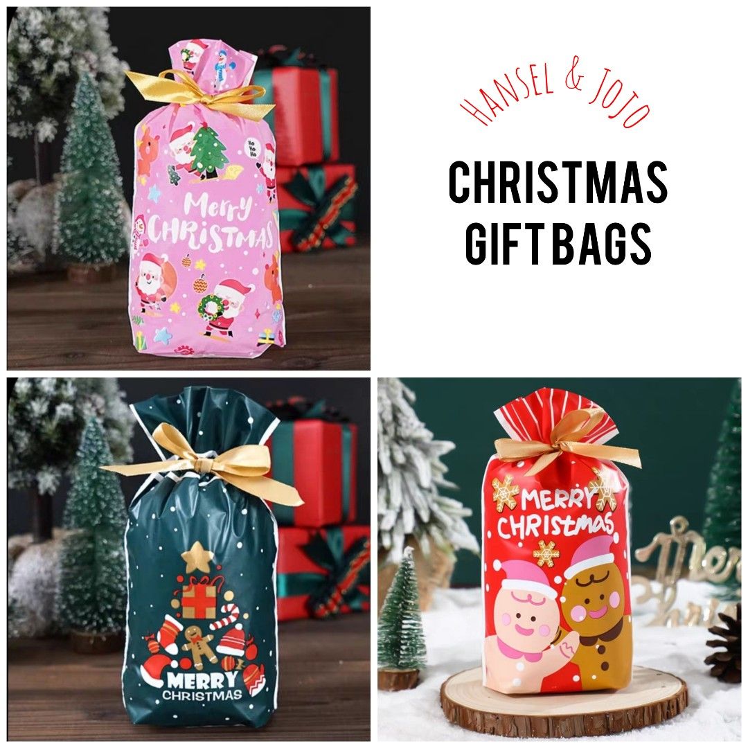 Gift bags with drawstring ribbon deals