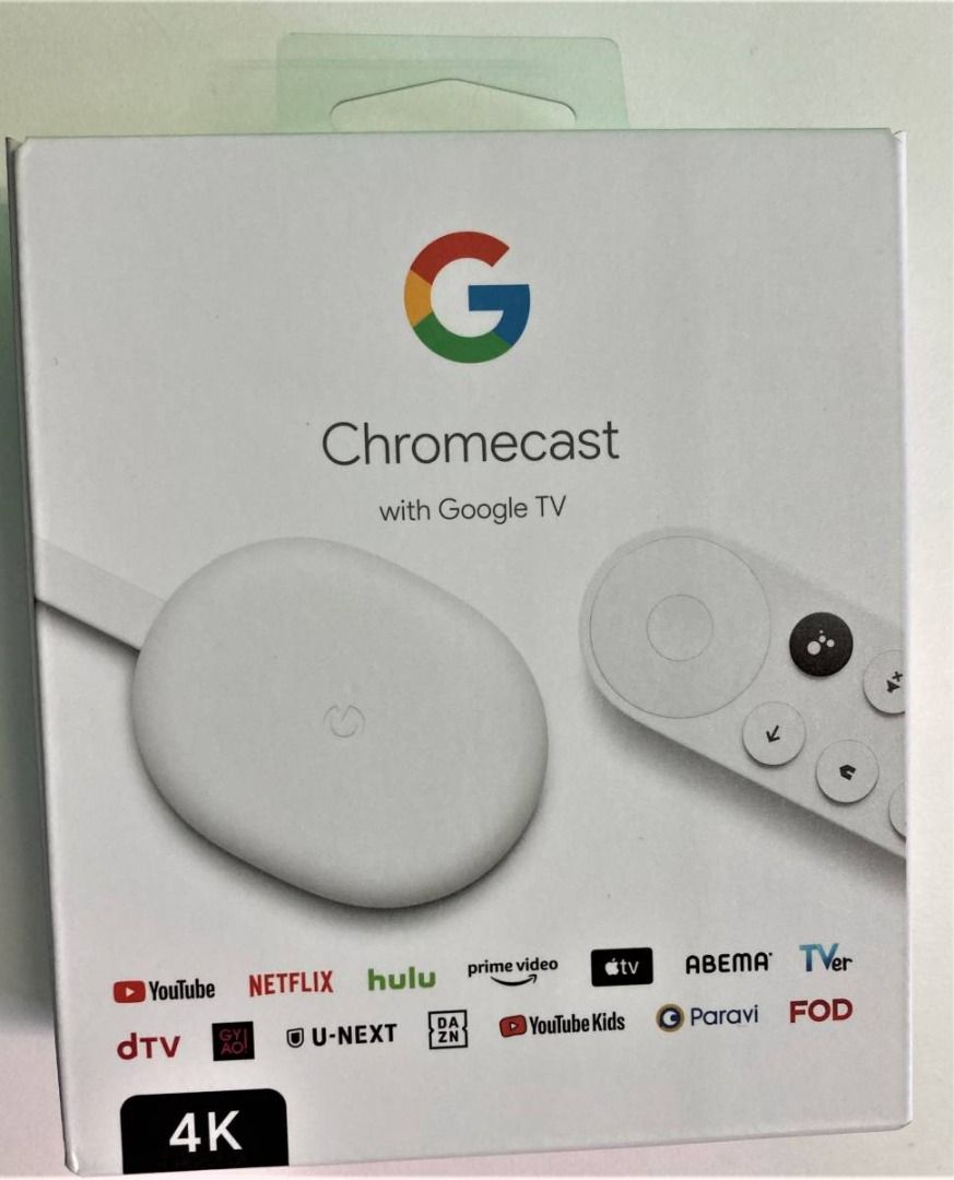 変更OK 【新品未開封3点セット】Chromecast with Google TV 4K