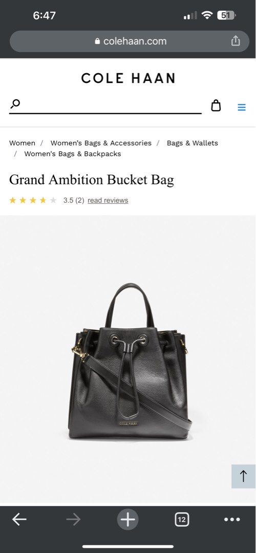 Grand ambition 2025 mini drawstring bag