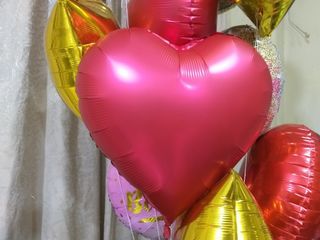 Color Red Heart Shaped Flying Baĺloons / Hydro flying balloon @ P30 each / Helium @ P200 #balloons #flying #helium