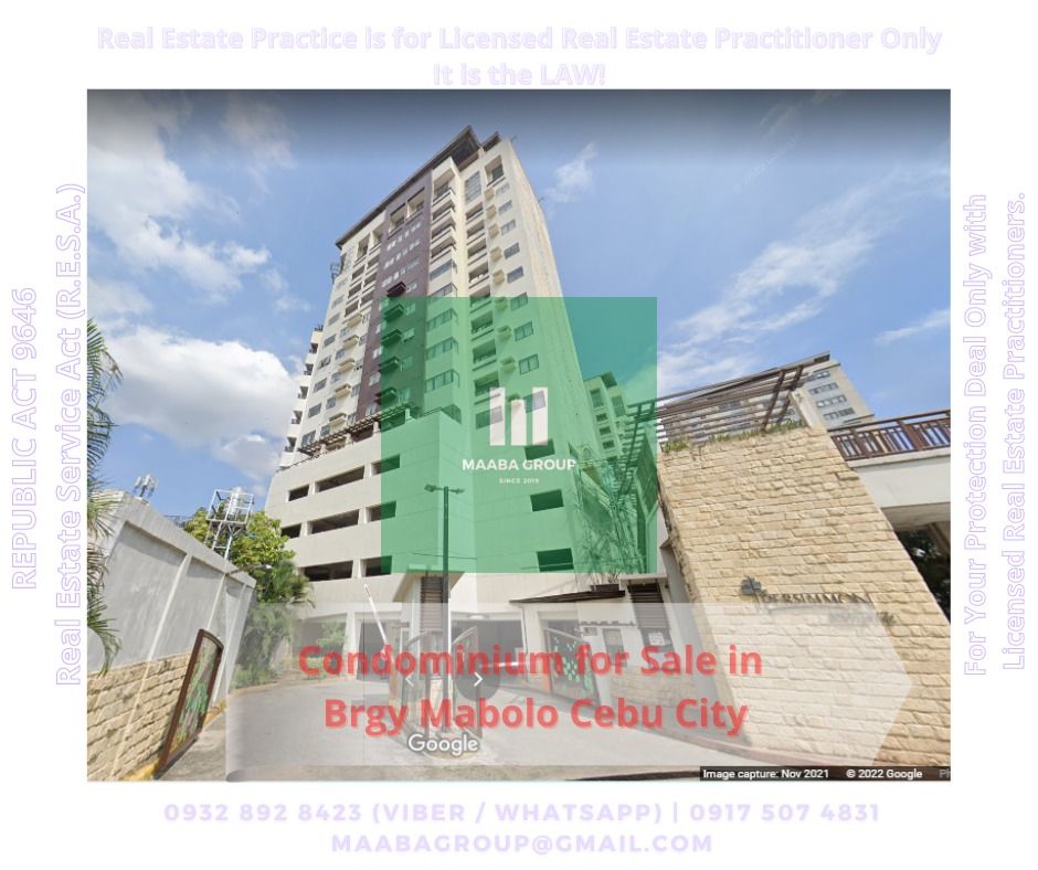 Condominium for Sale with Parking Slot in Brgy Mabolo, Cebu City (Category: Apartments & Condos) located in Dasmarinas. Submitted by maabagroup_realestatebrokerage (Listing ID 1196972270, Image 1). Description: Property Code B087 U1C The Persimmon THE PERSIMMON WEST TOWER, M.J. CUENCO AVE. AND H. JOAQUINO ST., BRGY. MABOLO, CEBU CITY, CEBU Floor Area 48.83 sqm Php 3,171,000.00 As of Nov 2022 Inquire Here! https://web.facebook.com/marketplace/item